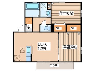 ウィンド東海岸の物件間取画像